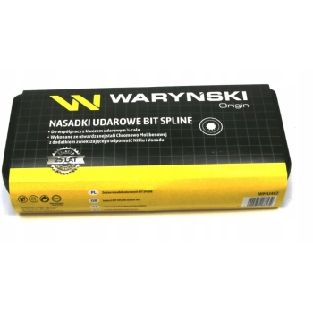 Zestaw nasadek udarowych 1/2 typu SPLINE WARYŃSKI, WMU402