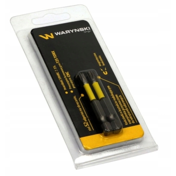 Końcówki wkrętakowe UDAROWE T25 50mm 2x WARYŃSKI, WMA130