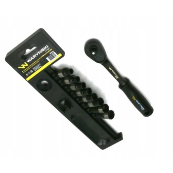 Zestaw nasadek 3/8 z grzechotką 6-13mm WARYŃSKI, WMZ016