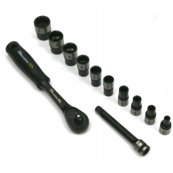 Zestaw nasadek 1/4 z grzechotką 4-14mm WARYŃSKI, WMZ011