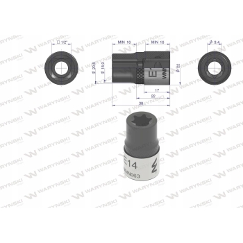 Nasadka star torx E14 1/2 WARYŃSKI