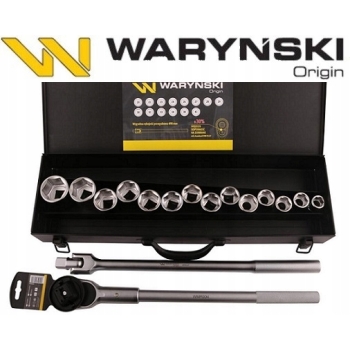 Zestaw nasadek 3/4 z grzech. i ręk. 18-41 WARYŃSKI, WMZ340