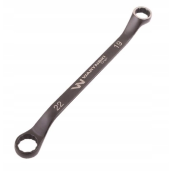 Klucz oczkowy odsadzony 19x22 mm WARYŃSKI, WMK122