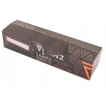 Lampa robocza ledowa prostokątna 72W 24 LED GLANZ