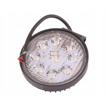 Lampa robocza ledowa okrągła 27W 9LED GLANZ, L0076G
