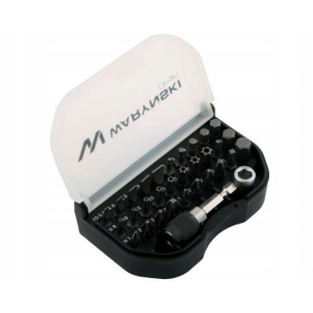 Zestaw końcówek wkrętakowych bitów 32 el. WARYŃSKI, WMW056