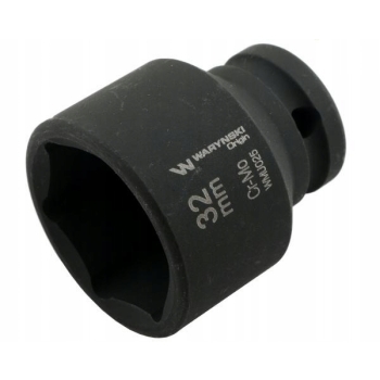 Nasadka udarowa sześciokątna 1/2 32 mm Waryński, WMU025