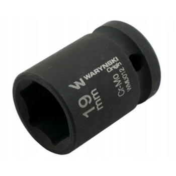Nasadka udarowa sześciokątna 1/2 19 mm Waryński, WMU012