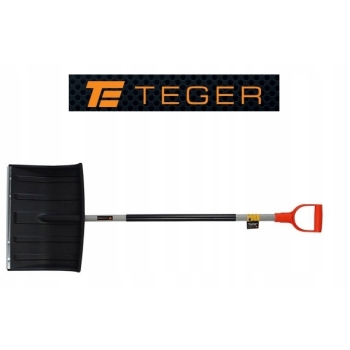 Łopata do śniegu na metalowym trzonku TEGER, T-O-LDSMT01