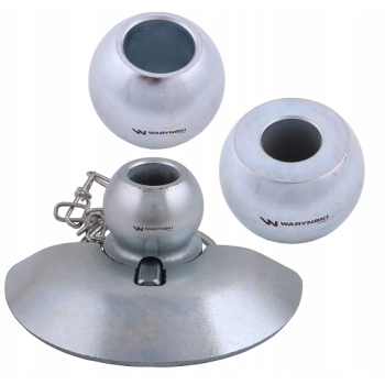 Kula z kołnierzem hartowana kat 3-3 64x37 WARYŃSKI