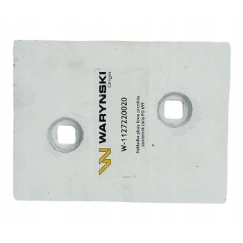 Nakładka płozy lewa przednia PO 699 UNIA WARYŃSKI, W-1127220020