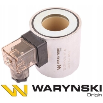 Cewka dzielnika elektrozaworu 220V AC 48W WARYŃSKI, W-CEW220VAC-80