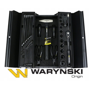 Zestaw 35 narzędzi w metalowej skrzynce WARYŃSKI, WMC035