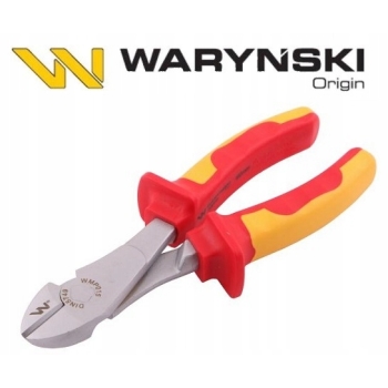 Szczypce obcinaczki kabli izolowane 180mm WARYŃSKI, WMP015