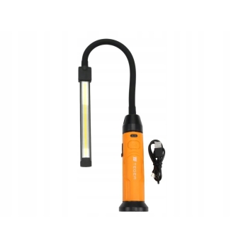 Lampa latarka warsztatowa z magnesem LED flex 900lm 4000mAh TEGER, T-LED-0077