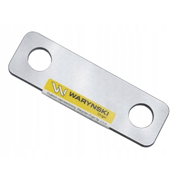 Płytka dwuotworowa mocowanie podkładka cybantu jarzma M12 100mm WARYŃSKI, W-92-M12-100