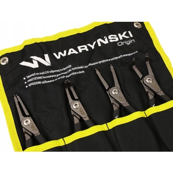 Zestaw szczypiec segera do pierścieni osadczych 185mm 170mm 4szt. WARYŃSKI