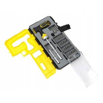 Zestaw końcówek wkrętakowych bitów z uchwytem grzechotkowym typu T WARYŃSKI