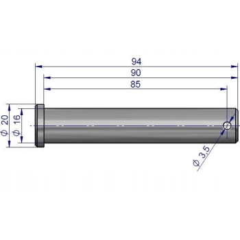 Sworzeń mocowania wieszaka P URSUS C-330 54660327