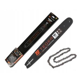 Zestaw prowadnica 18cal 45cm + łańcuch 0,325cal 1.5mm 72ogniw 12z moc. U TEGER, T-ZTDPS-008U-SET