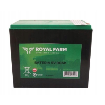 Bateria do pastucha elektryzatora 90Ah 9V 6AS6 ROYAL FARM, RF-10200104