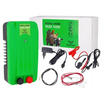 Elektryzator pastuch uniwersalny Duo 1000 ROYAL FARM, RF-10001000