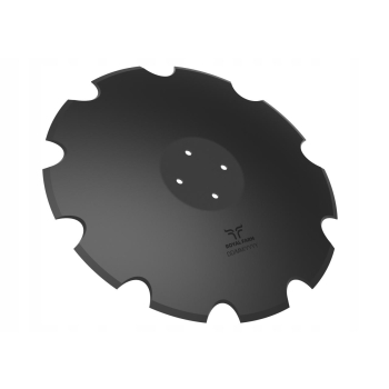 Talerz uzębiony Z-10 fi 560 mocowanie 4/98 4.5mm stal borowa ROYAL FARM, RF-55602245