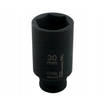 Nasadka udarowa sześciokątna długa 1/2cal 30 mm CrMo DIN 3129 WARYŃSKI, WMU048