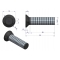 Śruba kpl. płużna dwunoskowa M10x35 mm kl.10.9 25sztuk WARYŃSKI
