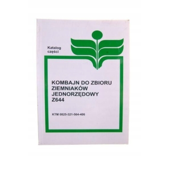Katalog Kombajn ziemniaczany Z644 Anna, KATALOG ANNA