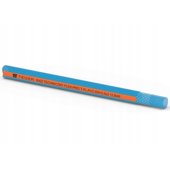 Wąż techniczny zbrojony FLEX-PRO PVC 12.5x2 trzywarstwowy 12bar TEGER