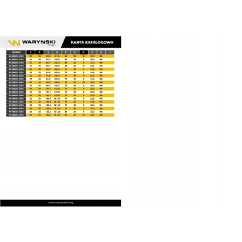 Koło łańcuchowe, hartowane 08B1 (R1 1/2) Z-13 otwór 16mm WARYŃSKI