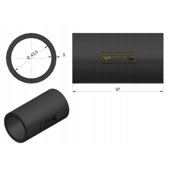 Przewód gumowy chłodnicy wzmacniany Bizon Z-056 5040400030 WARYŃSKI