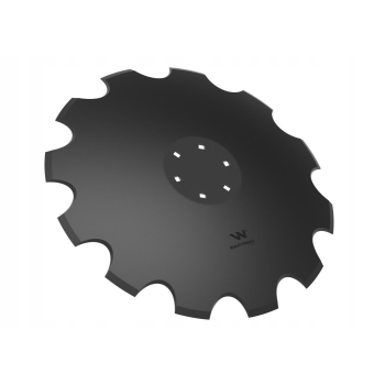 Talerz uzębiony Z12 fi 610 6/120 grubość 6mm prosta piasta Tolmet WARYŃSKI, W-76106560