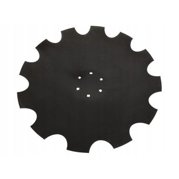 Talerz uzębiony Z12 fi 610 6/120 grubość 6mm prosta piasta Tolmet WARYŃSKI