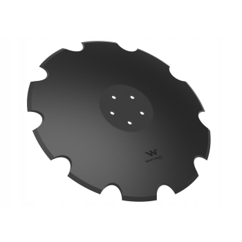 Talerz uzębiony Z-10 fi 560 5/98 4.5 mm stal borowa prosta piasta WARYŃSKI, W-75607445