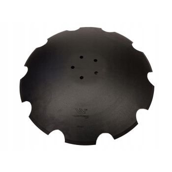 Talerz uzębiony Z-10 fi 560 5/98 4.5 mm stal borowa prosta piasta WARYŃSKI