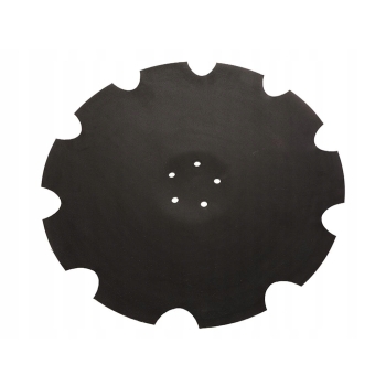 Talerz uzębiony Z-10 fi 560 5/98 4.5 mm stal borowa prosta piasta WARYŃSKI