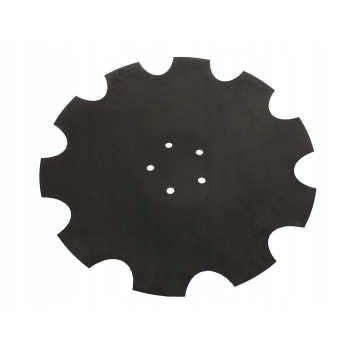 Talerz uzębiony Z-10 fi 460 5/98 3,5 mm stal borowa prosta piasta WARYŃSKI