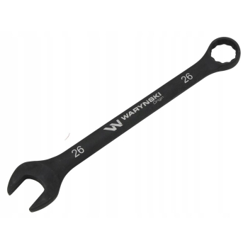 Klucz płasko-oczkowy 26 mm CrV ASME B107-2010 WARYŃSKI, WMK226