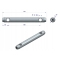 Sworzeń uniwersalny 2-otwory fi 12 19x126x170 TEGER