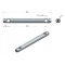 Sworzeń uniwersalny 2-otwory fi 12 19x163x207 TEGER
