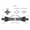 Wał wałek WOM 560-830mm 460Nm 50220 CE 2020 seria 3R ROYAL FARM