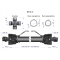 Wał wałek WOM 510-720mm 540Nm CE 2020 seria 4R ROYAL FARM