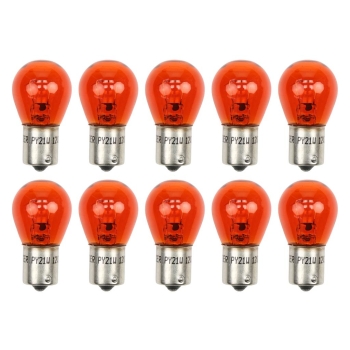 Żarówka Orange pomarańczowa 12V 21W Orange BA15s 10 sztuk TEGER, T-12V21WORANGE