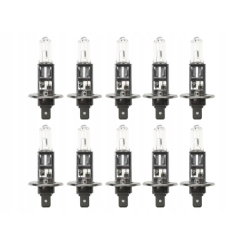 Żarówka H1 12V 55W P14.5s 10 sztuk TEGER, T-H112V55W