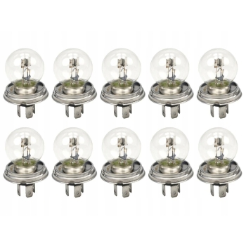 Żarówka R2 12V 45/40W P45T 10 sztuk TEGER, T-R212V45/40W