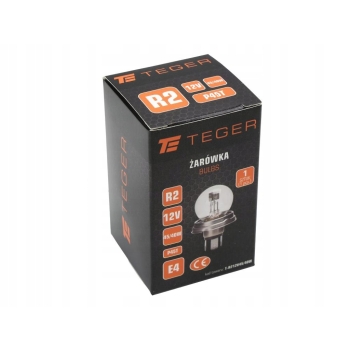 Żarówka R2 12V 45/40W P45T 10 sztuk TEGER