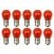 Żarówka pomarańczowa Orange 12V 21W Orange BAU15s 10 sztuk TEGER, T-12V21WBAU15SORANGE