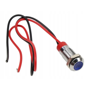 Lampka kontrolna deski rozdzielczej LED FI8 12/24V niebieska, LKL7B
